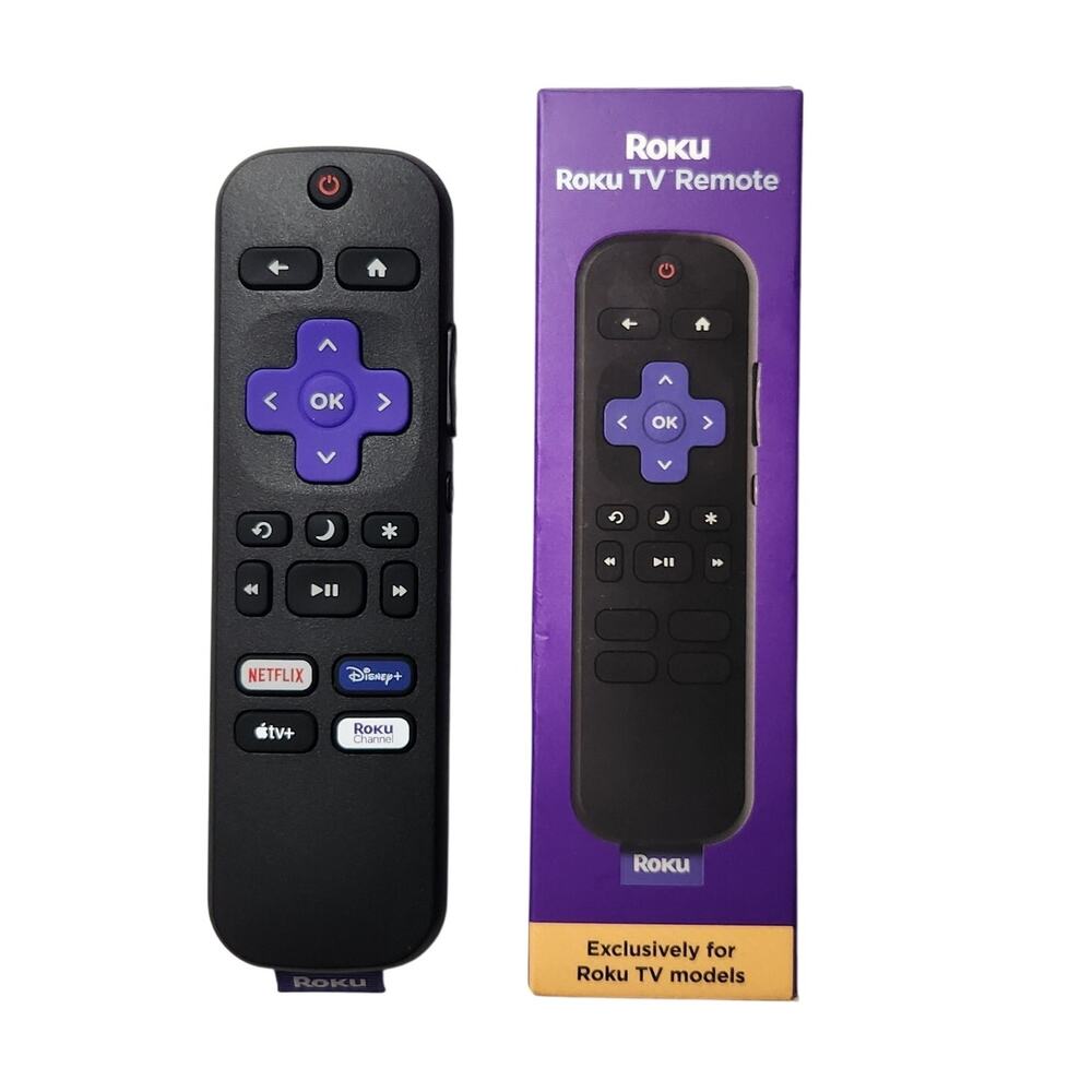 Original Roku TV Remote With Batteries 2024 Open Box Pre-owned